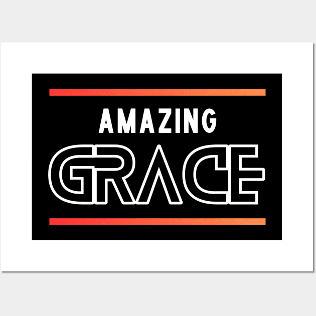 Amazing Grace | Christian Wall Art by All Things Gospel